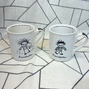 Children of the Inner Light Mug Set White Grandmother Grandfather Marci